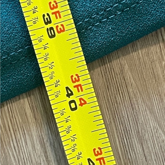 Lane Bryant Women’s Midi Dress Size 20 Green Ruched Waist 3/4 Sleeve Pull Over - Picture 14 of 14